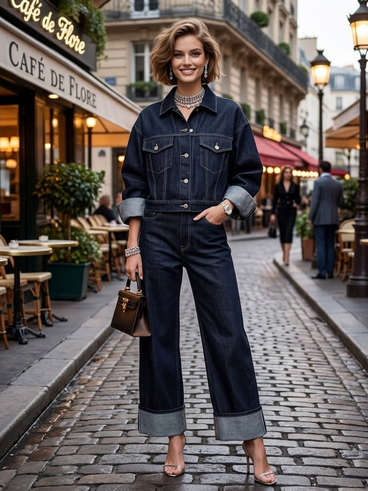 Jacket & Pants Set Women's RUE DE RIVOLI New Collection PARIS LE MARAIS BYMANYC ® New York