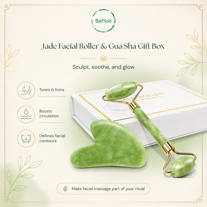 Jade Roller & Gua Sha Gift Box