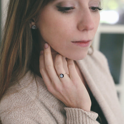 Custom My Moon Sterling Silver Ring