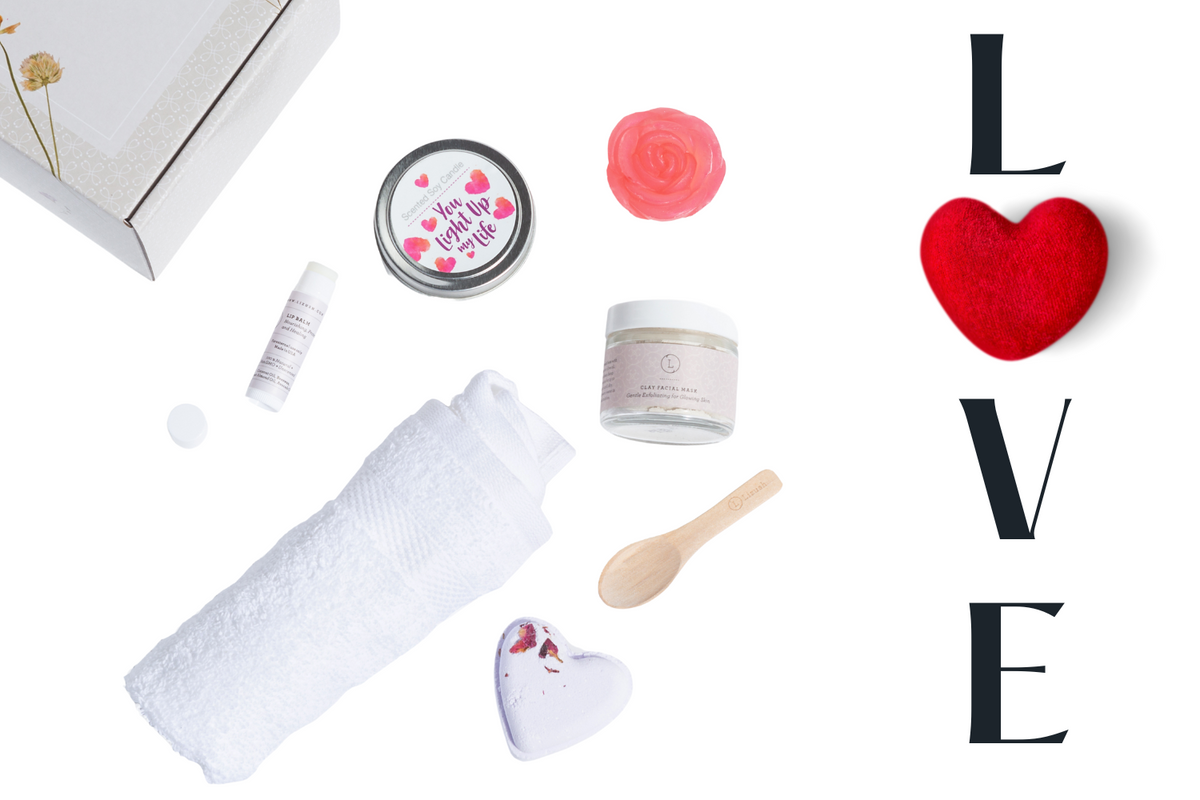 LOVE Gift Box – Natural Spa Gift for Mom, Sister & BFF
