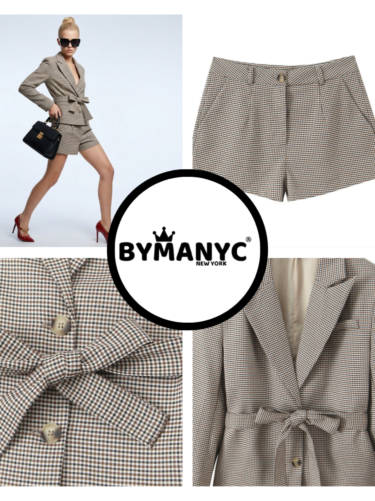 LEXINGTON Plaid Jacket & Shorts Set Prêt-À-Porter BYMANYC ® New York