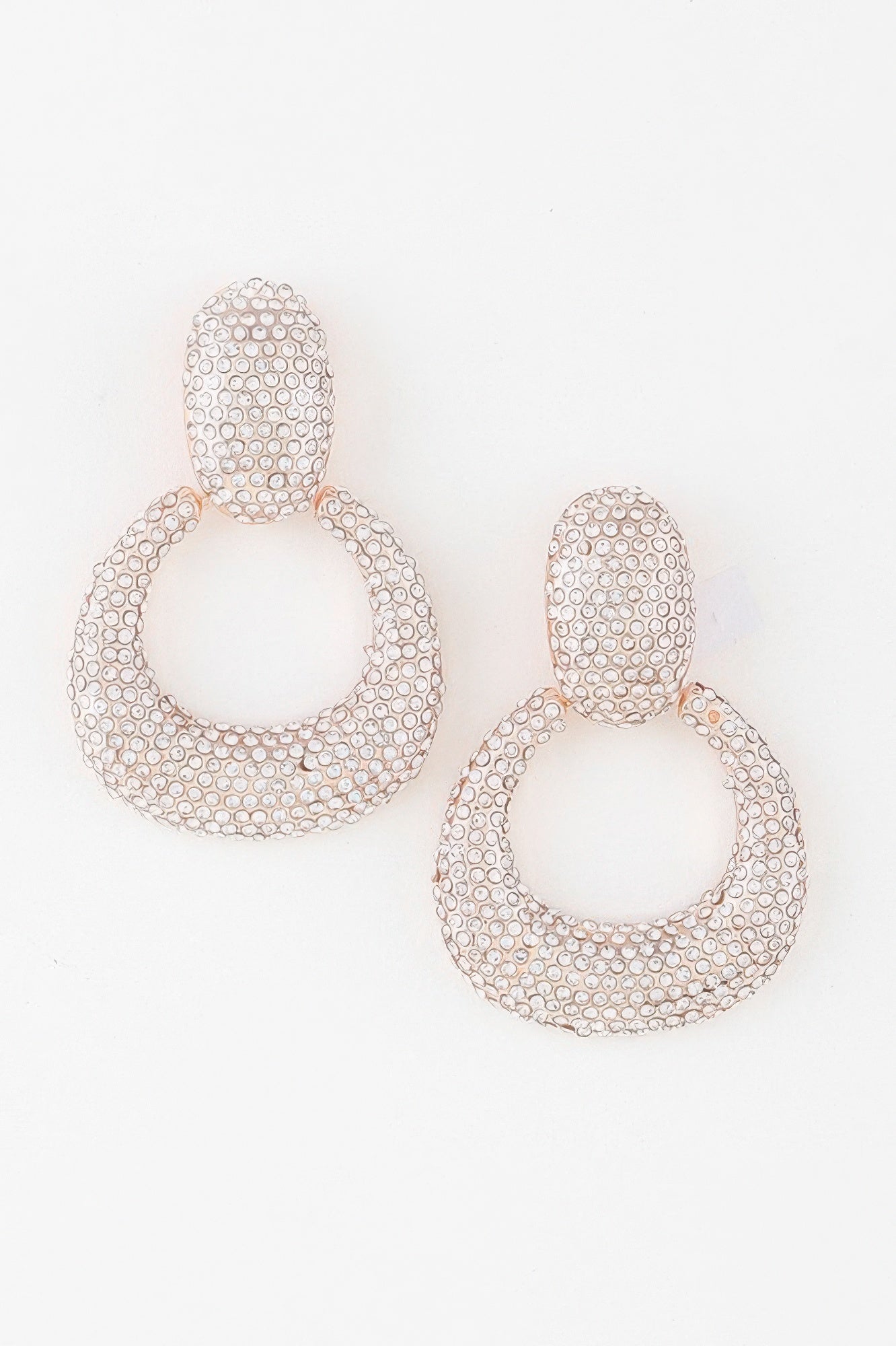 LINCOLN CENTER Bejeweled Hoop Drop Earrings: NYFW BYMANYC ® New York