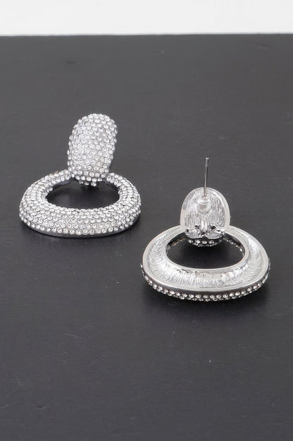 LINCOLN CENTER Bejeweled Hoop Drop Earrings: NYFW BYMANYC ® New York