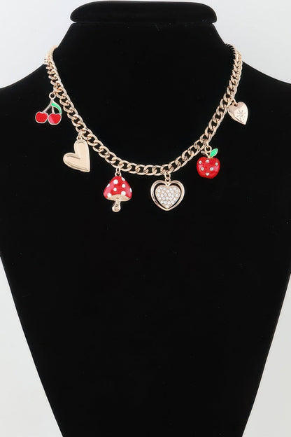 LITTLE ITALY Sweet Charms Chain Necklace: NYFW BYMANYC ® New York