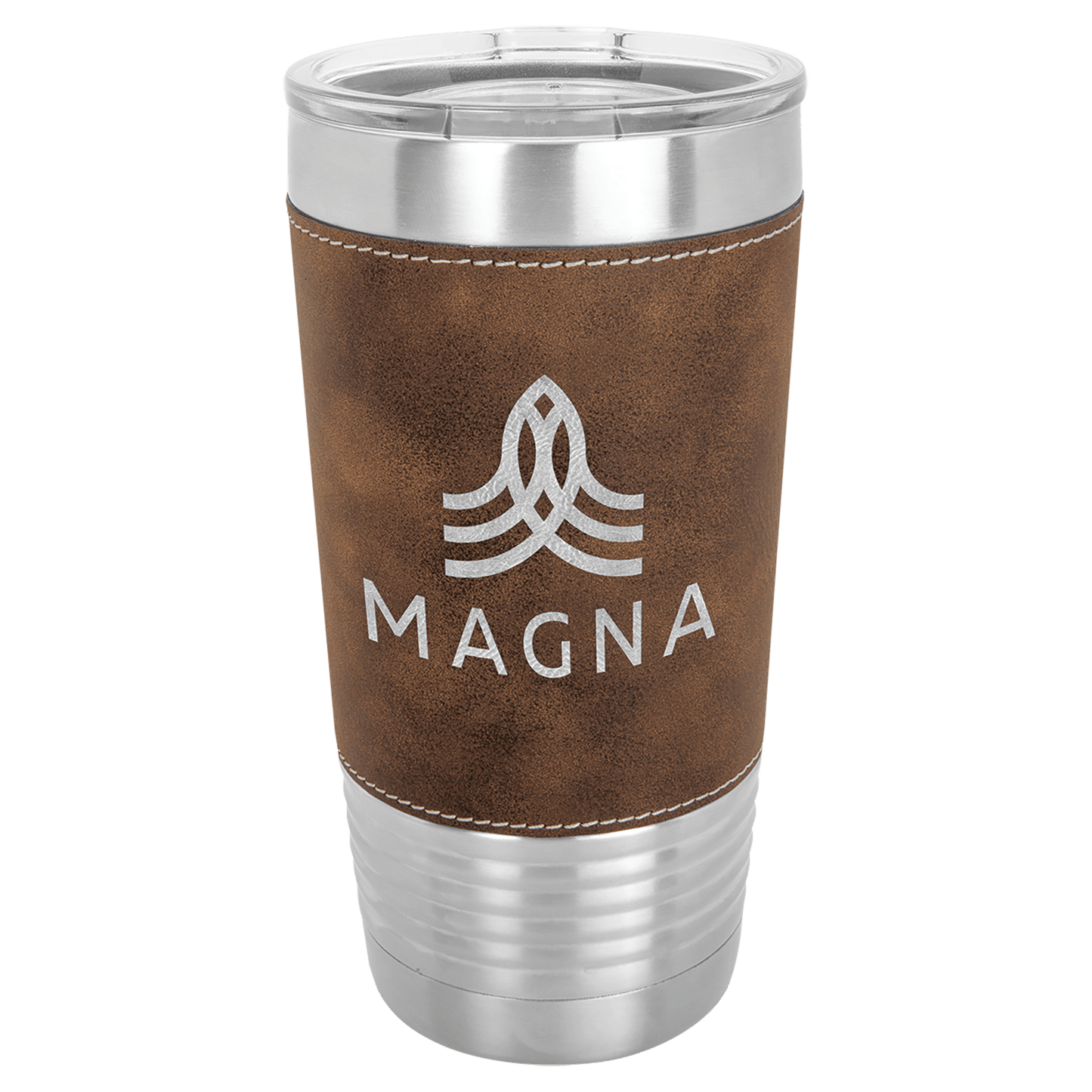 Polar Camel 20 Oz. Leatherette Grip Tumbler With Standard Lid