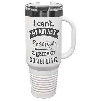 Polar Camel 40 Oz. Travel Mug With Handle & Straw