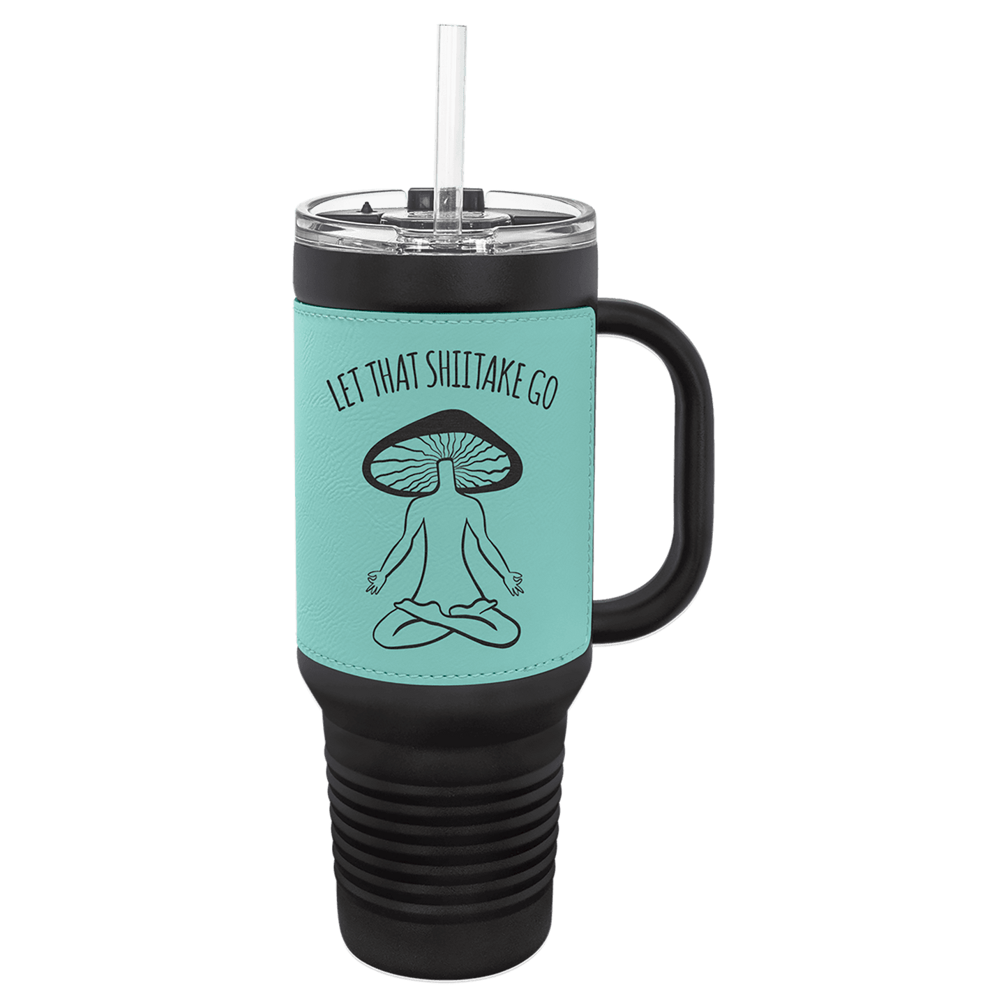 Polar Camel 40 Oz. Travel Mug With Handle & Straw