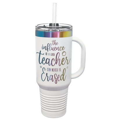 Polar Camel 40 Oz. Travel Mug With Handle & Straw
