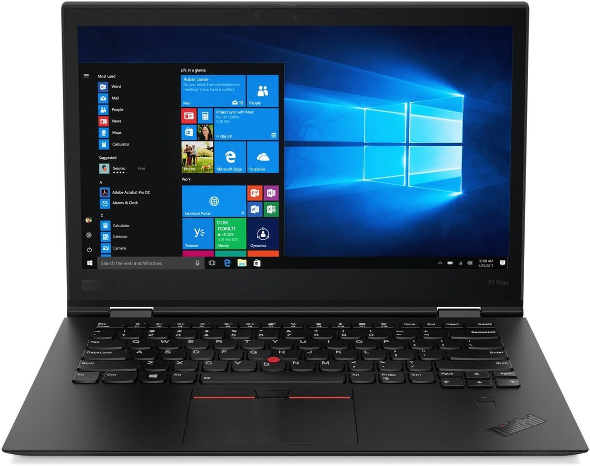 TouchScreen Lenovo ThinkPad Yoga X1 G3 14" Convertible Laptop/ Tablet- 8th Gen Intel Quad-Core I5, 16GB RAM, Solid State Drive, Windows 11