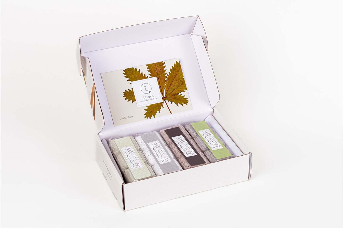 Earthy Shower Steamer Gift Box – 12 Natural Steamers
