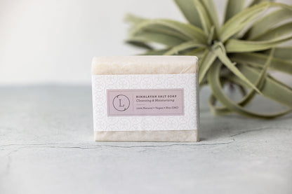 Himalayan Salt Soap Bars – Natural Unscented Vegan Set of 2