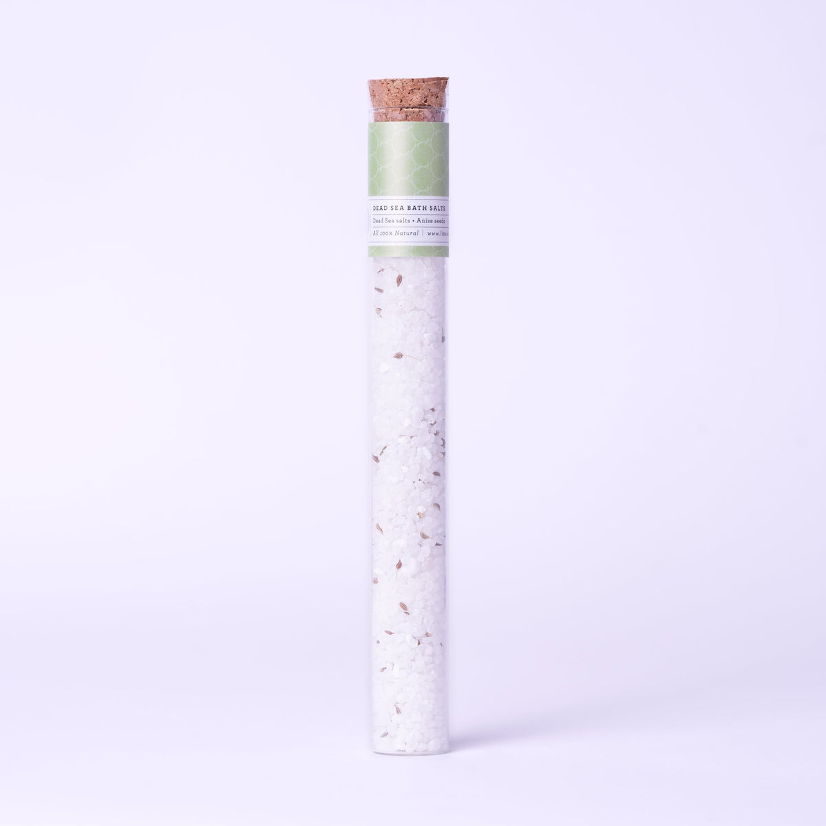 Natural Bath Salts Gift Set – 8 Glass Tubes