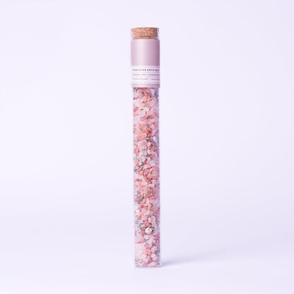 Natural Bath Salts Gift Set – 8 Glass Tubes