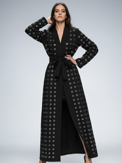 Long Black Coat Dress CHELSEA: Prêt-À-Porter Line BYMANYC ® New York