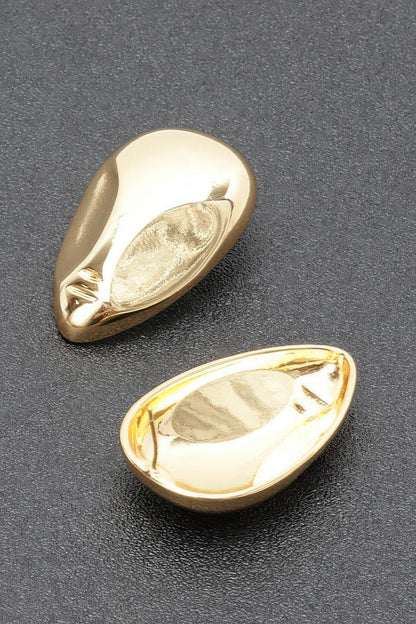 MADISON Gold Plated Metal Earrings: NYFW BYMANYC ® New York