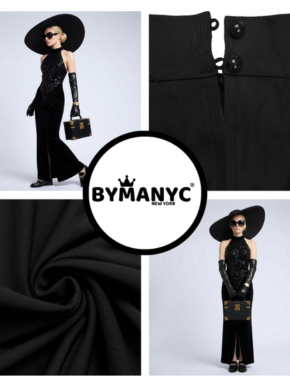 MADISON Women's Black Gown Prêt-À-Porter BYMANYC ® New York