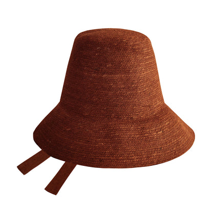 The Meg Jute Straw Hat in Burnt Sienna