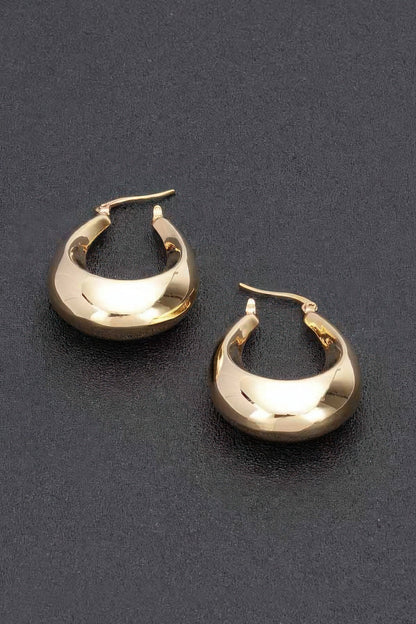 MIDNIGHT TRIBES Metal Vintage Hoop Earrings: BYMANYC ® New York
