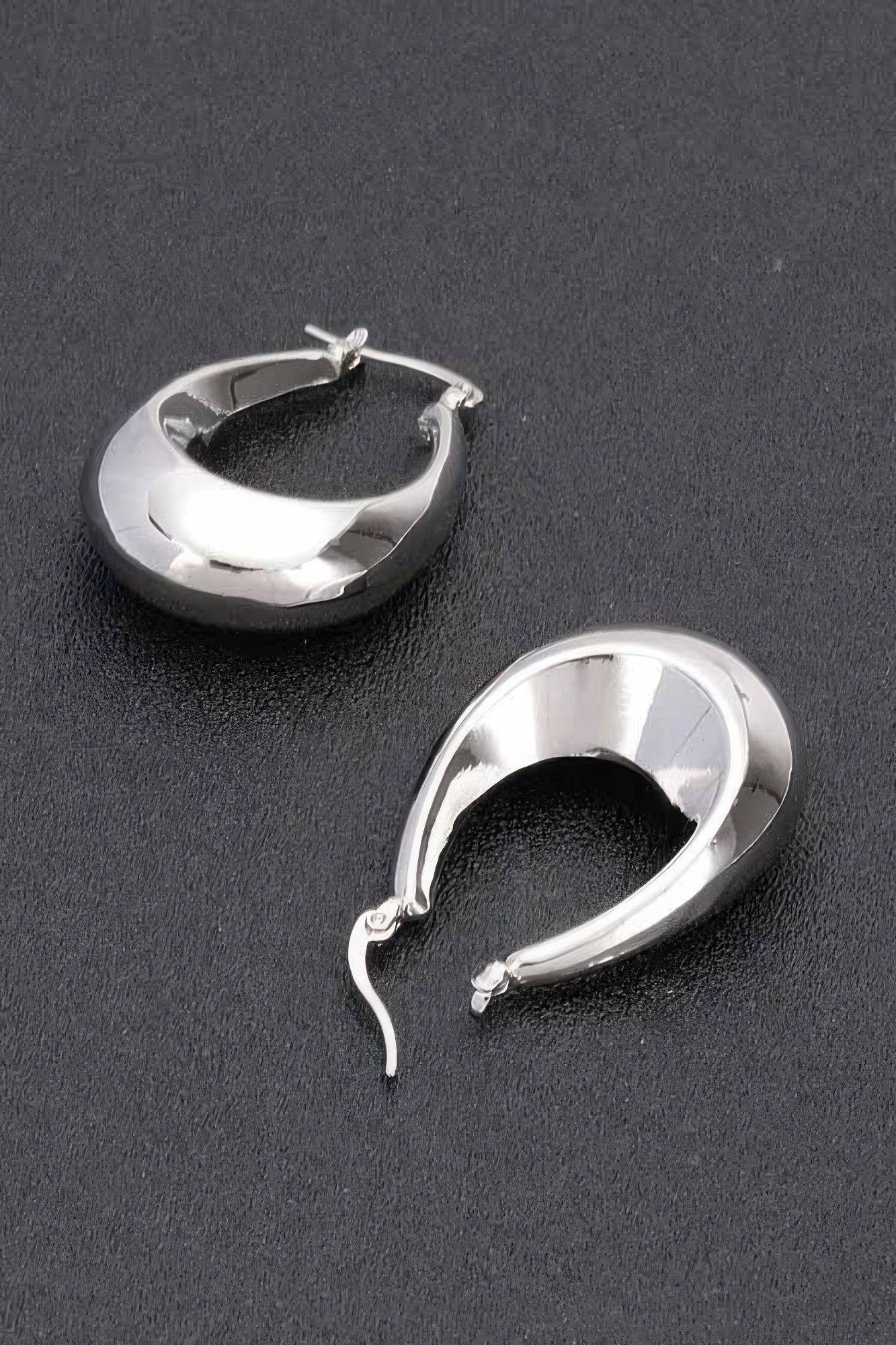 MIDNIGHT TRIBES Metal Vintage Hoop Earrings: BYMANYC ® New York