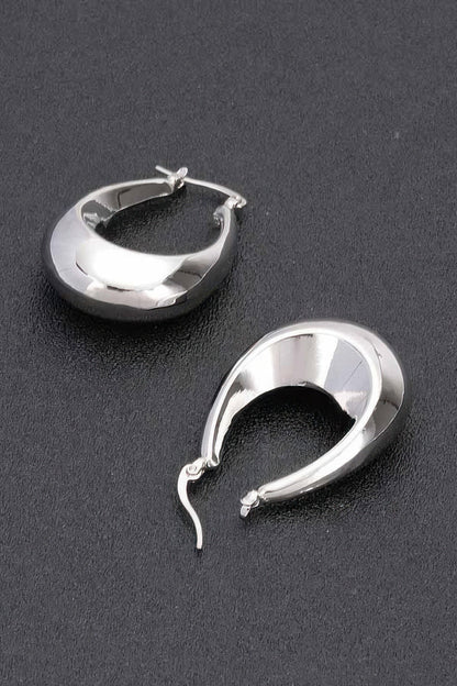 MIDNIGHT TRIBES Metal Vintage Hoop Earrings: BYMANYC ® New York