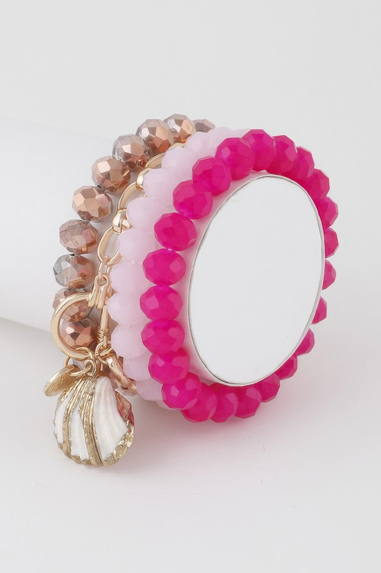 MONTAUK Seashell Crystal Bracelet | Coastal Luxe BYMANYC ® New York