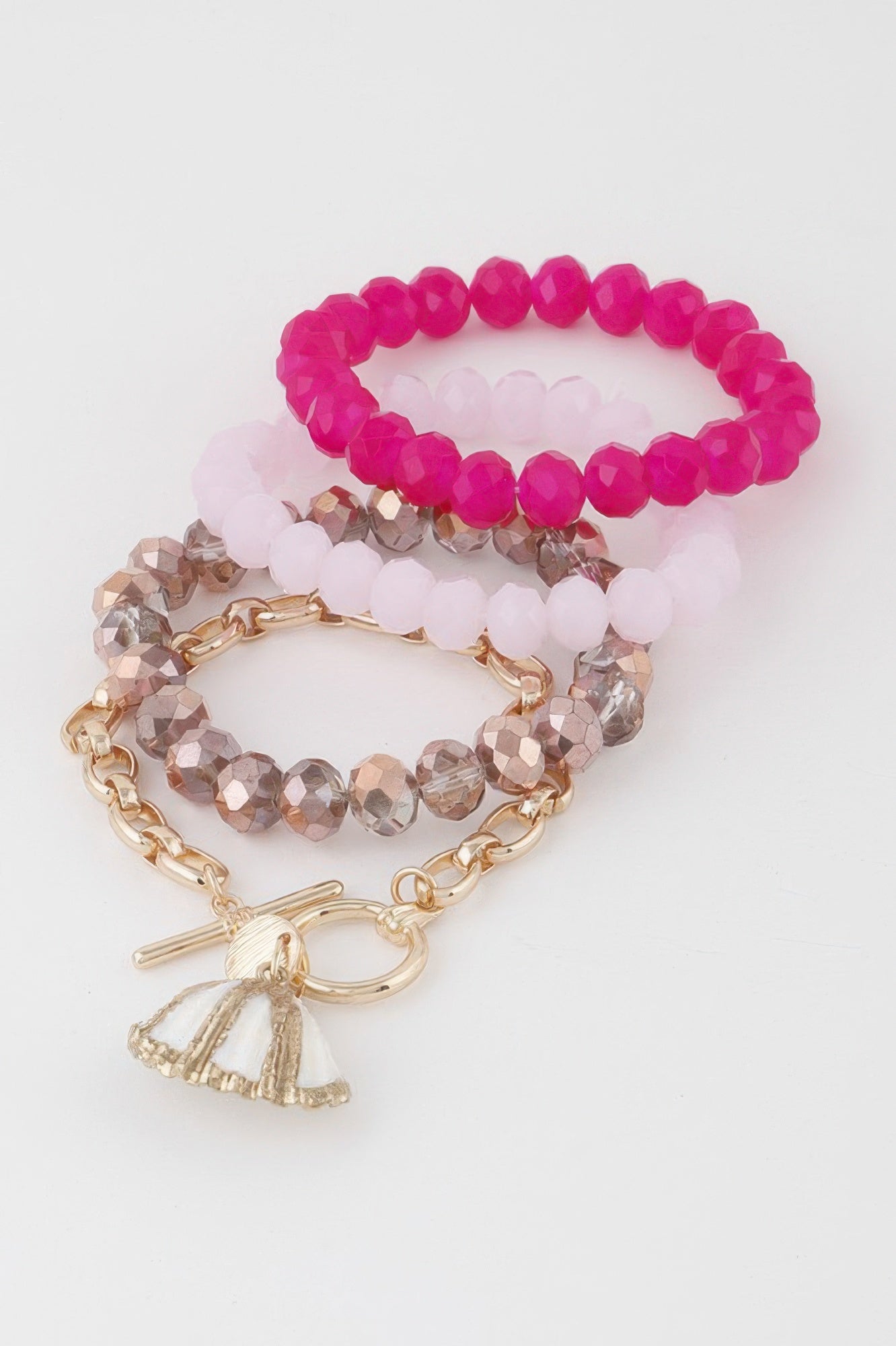 MONTAUK Seashell Crystal Bracelet | Coastal Luxe BYMANYC ® New York