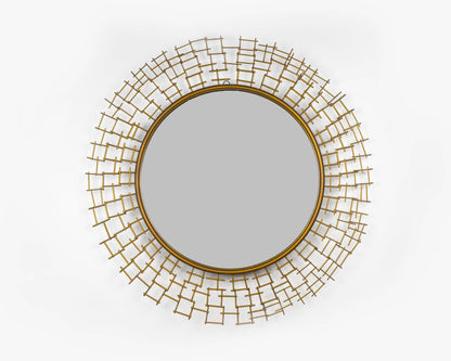 Metal Wall Mirror - Barna Accent Mirror - Wall Decor Mirror