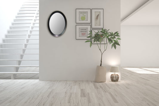 Wall Mirror - Oval Metal Decorative Mirror