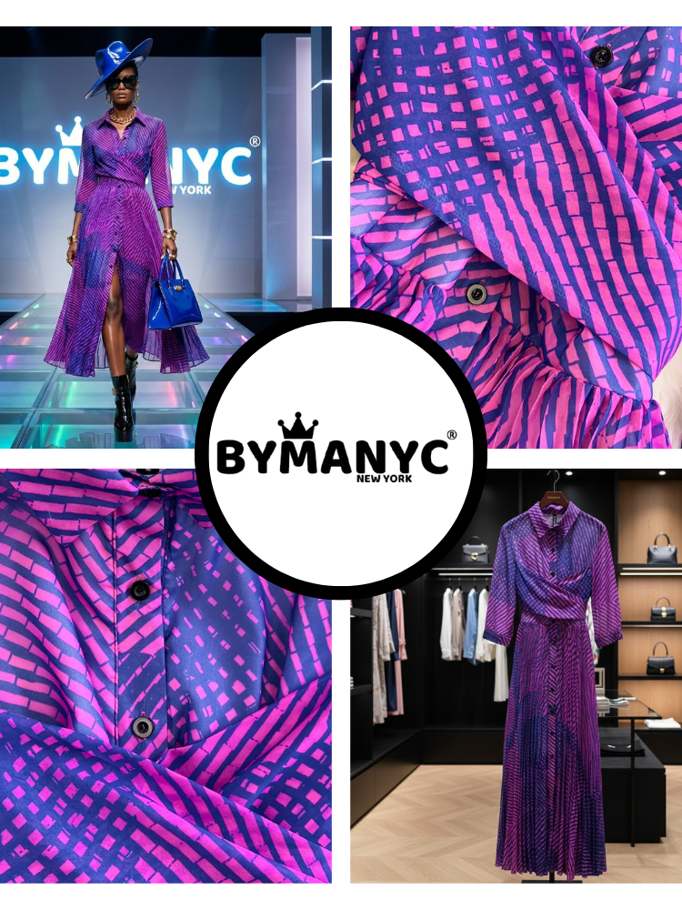 Magenta Illusion Maxi • FIFTH AVE New Collection BYMANYC ® New York