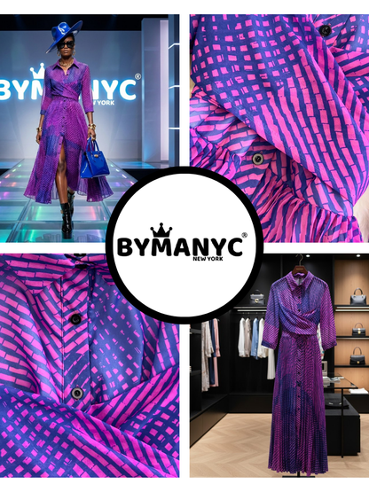 Magenta Illusion Maxi • FIFTH AVE New Collection BYMANYC ® New York