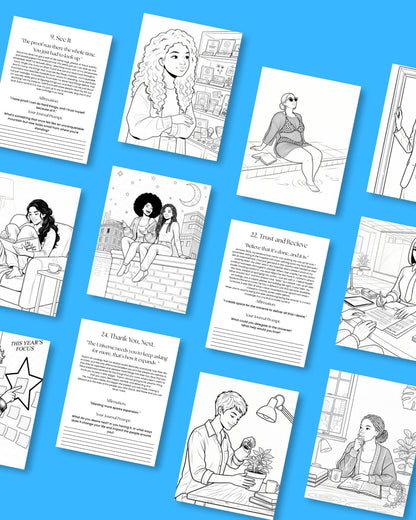 Manifest With Me: A Guided Colouring and Journaling Workbook