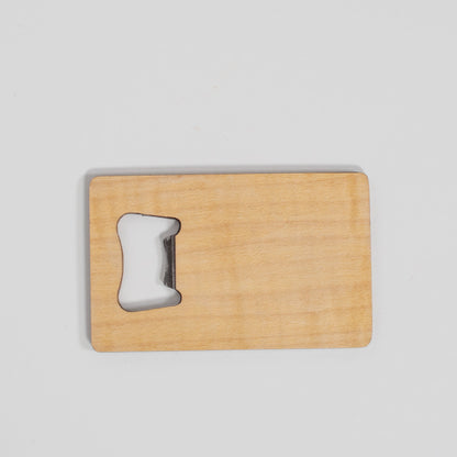 Wood Veneer Wallet Bottle Opener