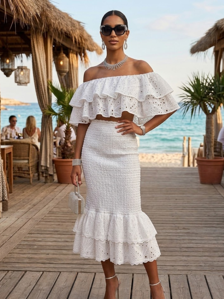 Matching Set Women's CALA DE SANT VICENT New Collection - Summer in IBIZA - BYMANYC ® New York