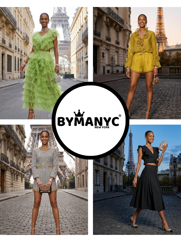 Matching Set Women's SAINT-GERMAIN New Collection PARIS LE MARAIS BYMANYC ® New York