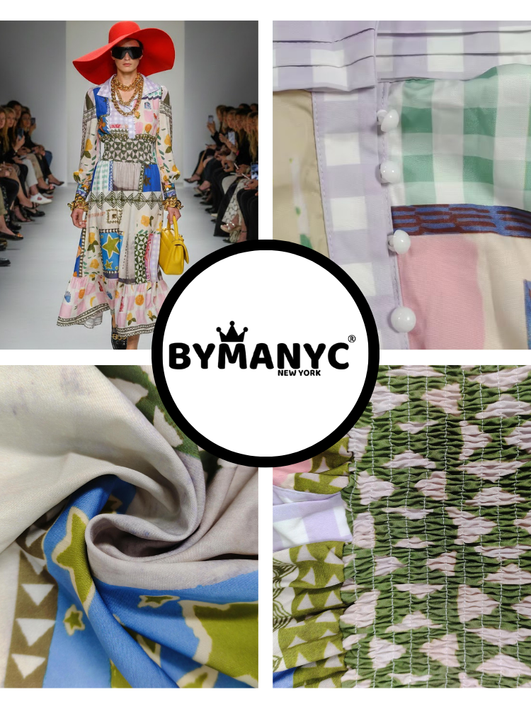 Maxi Dress New Collection BYMANYC ® New York • Artistic Patchwork Print
