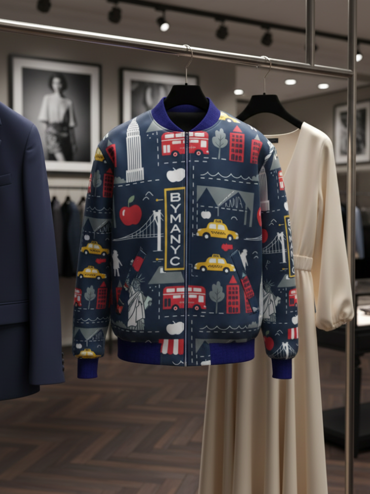 Men's HARLEM Bomber Jacket BYMANYC ® New York