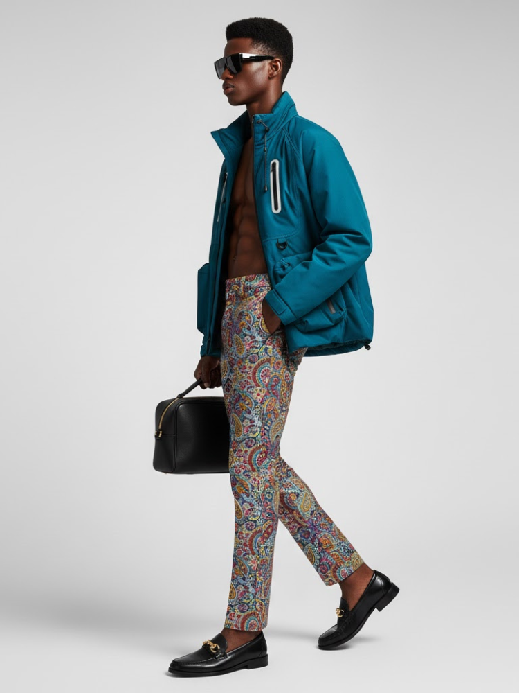 Men's Technical Jacket STREET ART QUEENS NYFW New Colecction BYMANYC ® New York