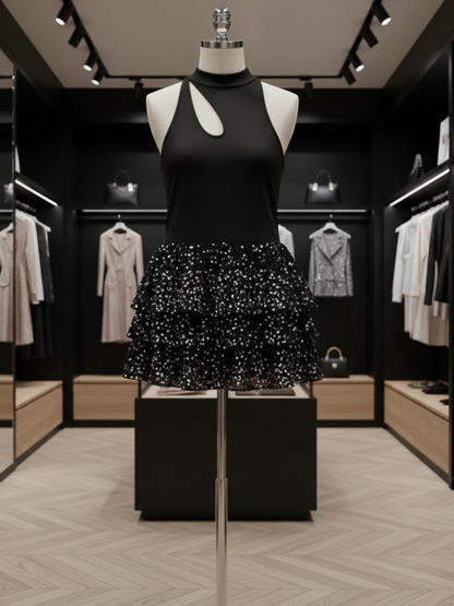 Midnight Sequin Flare • ECLIPSE New Collection BYMANYC ® New York