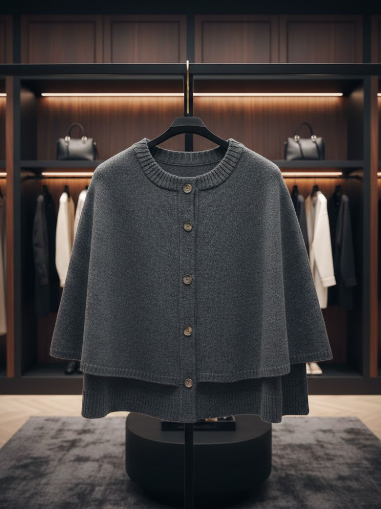 Modular Knit Cape-Jacket • MADISON New Collection BYMANYC ® New York