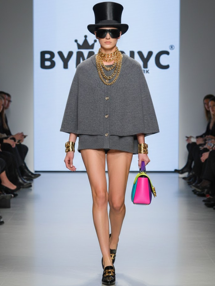 Modular Knit Cape-Jacket • MADISON New Collection BYMANYC ® New York