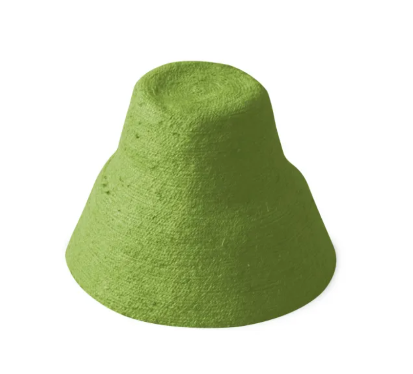 The Naomi Jute Clochet Straw Hat in Matcha Green