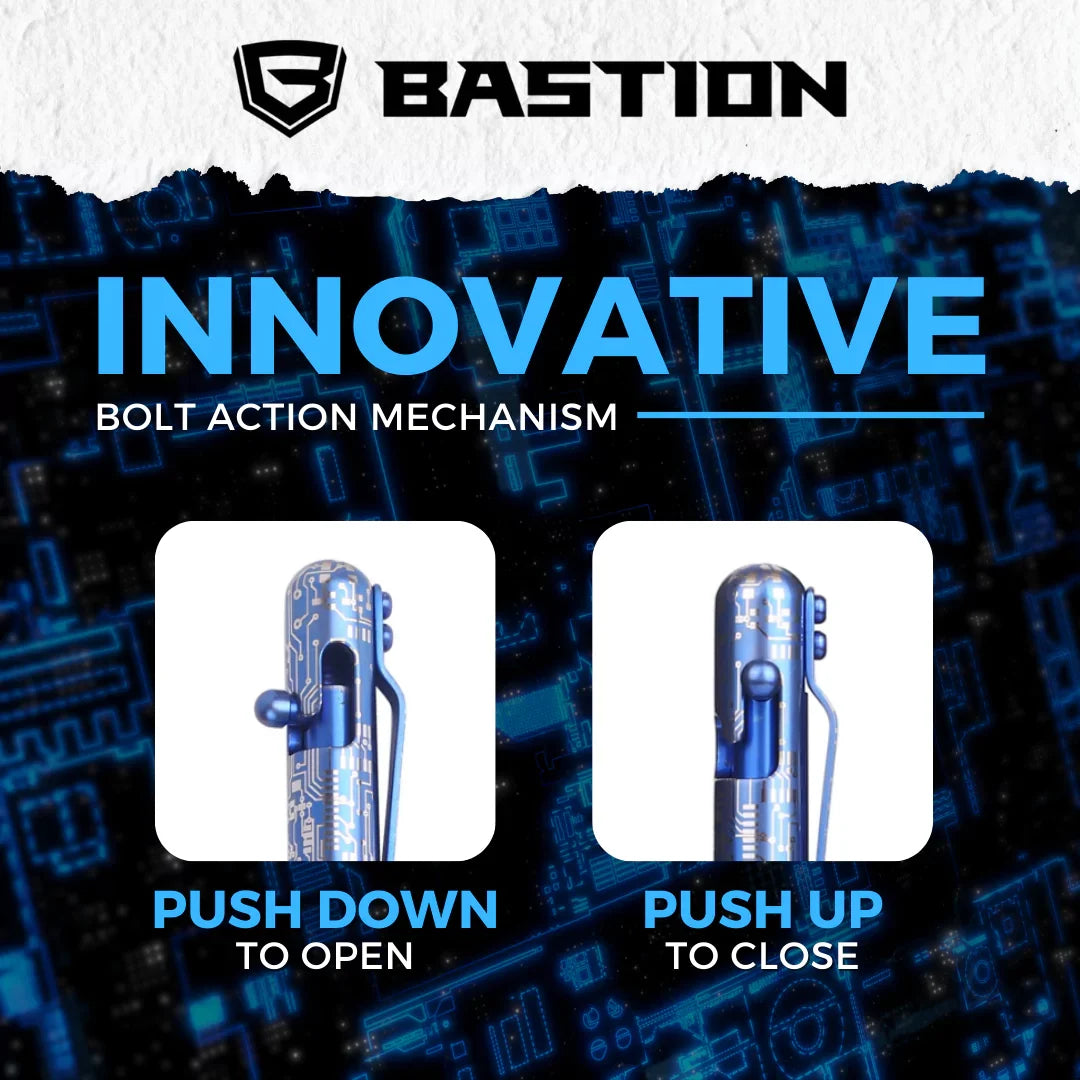 NEXUS - TITANIUM - BASTION® BOLT ACTION PEN