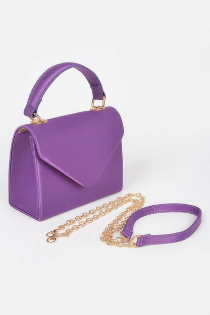 NOLITA Satin Top Handle Flap - New Collection Los Angeles - BYMANYC ® New York