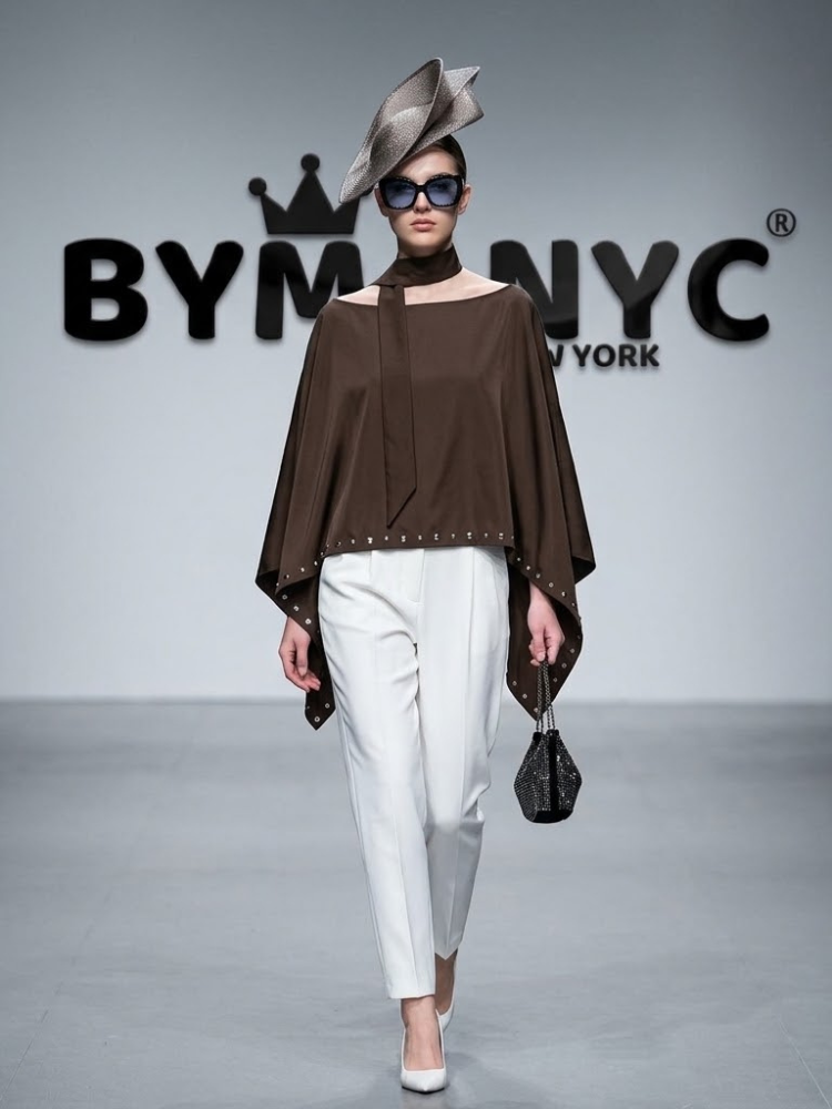 WOMEN'S CAPE JACKET Ecological Prêt-À-Porter New Collection NOHO BYMANYC ® New York