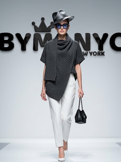 WOMEN'S CAPE JACKET Ecological Prêt-À-Porter New Collection UPPER WEST SIDE BYMANYC ® New York