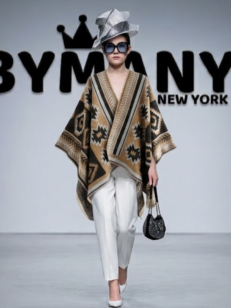 WOMEN'S JACKET CAPE Ecological Prêt-À-Porter New Collection CHELSEA BYMANYC ® New York