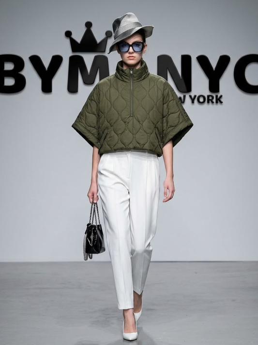 WOMEN'S JACKET CAPE Ecological Prêt-À-Porter New Collection TRIBECA BYMANYC ® New York