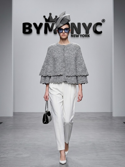 WOMEN'S JACKET CAPE Ecological Prêt-À-Porter New Collection FIFTH AVENUE BYMANYC ® New York