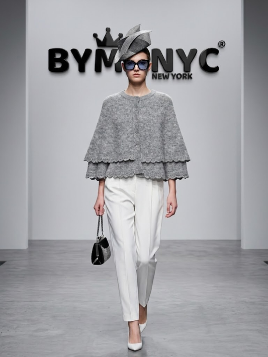 WOMEN'S JACKET CAPE Ecological Prêt-À-Porter New Collection FIFTH AVENUE BYMANYC ® New York