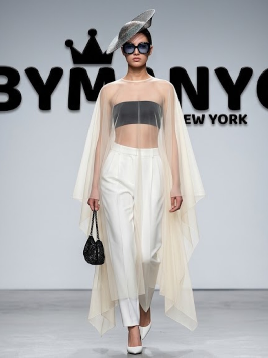WOMEN'S JACKET CAPE Ecological Prêt-À-Porter New Collection GREENWICH VILLAGE BYMANYC ® New York